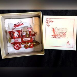 Danbury Mint 2005 OU OKLAHOMA Sooners Holiday Express Train Ornament: NCAA